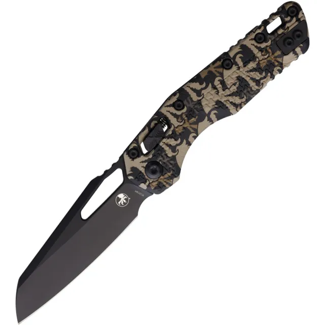Microtech MSI 210T-1PMCWC-Z4 3.88 In Wharncliffe Black Burst Camo Poly Hndl - MICROTECH