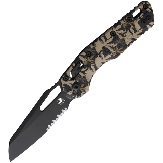 Microtech MSI 210T-2PMCWC-Z4 3.88 In Wharncliffe PS Black Burst Camo - MICROTECH