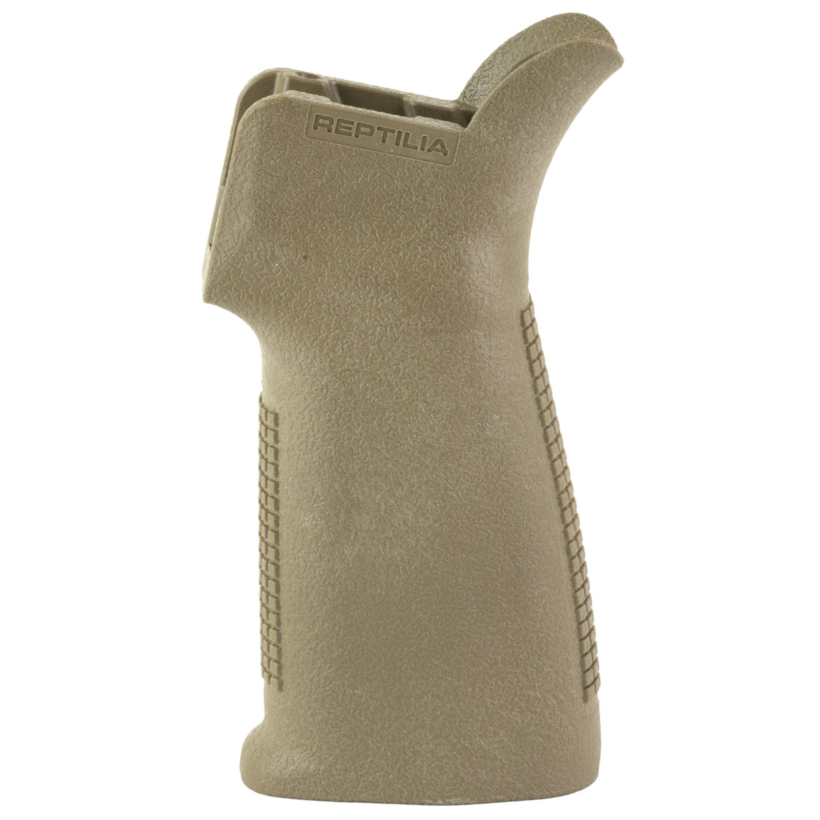 Reptilia 100-134 CQG-L Pistol Grip, Matte FDE, AR Rifles, Nylon, 3.1 oz - Reptilia