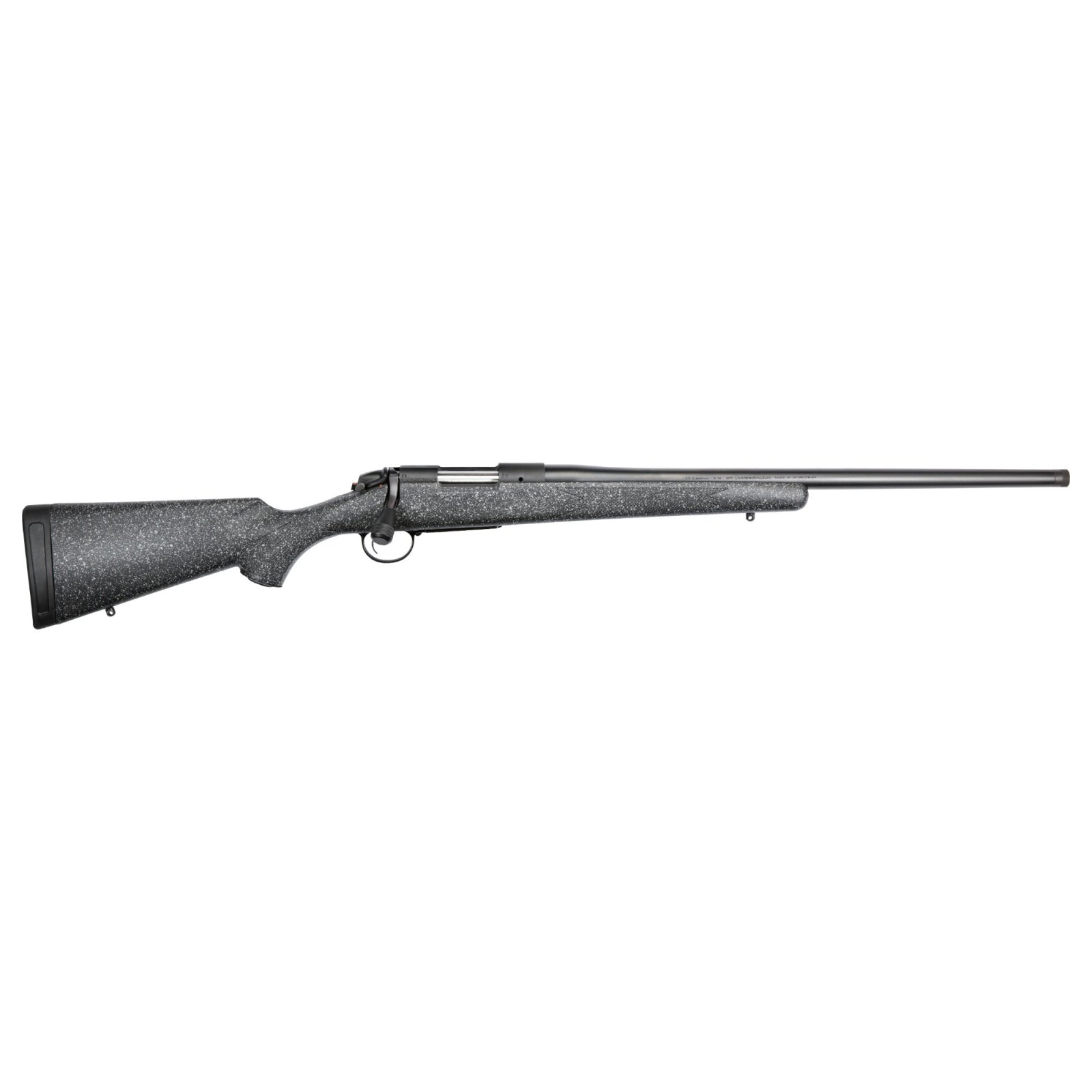 Bergara B14S509C B-14 Ridge 6.5 PRC 2+1 24" Threaded Barrel, Graphite Black Cerakote, Gray Speckled Black Stock - Bergara - 6.5 PRC