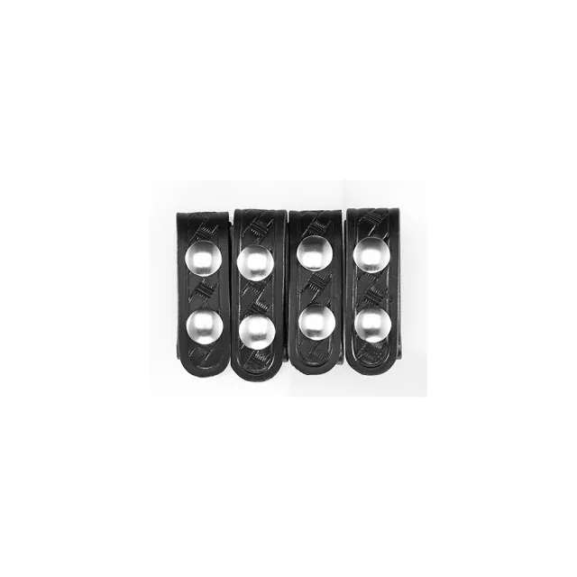Aker Leather 3/4-Inch Belt Keeper 4-Pack Genuine Leather