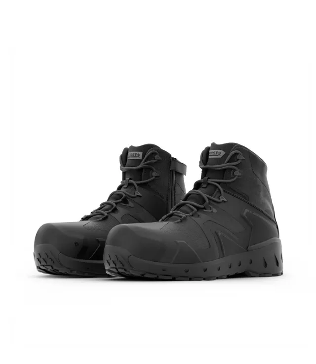 First Tactical AERO-TAC Men's 5in Safety Toe Side-Zip Mid