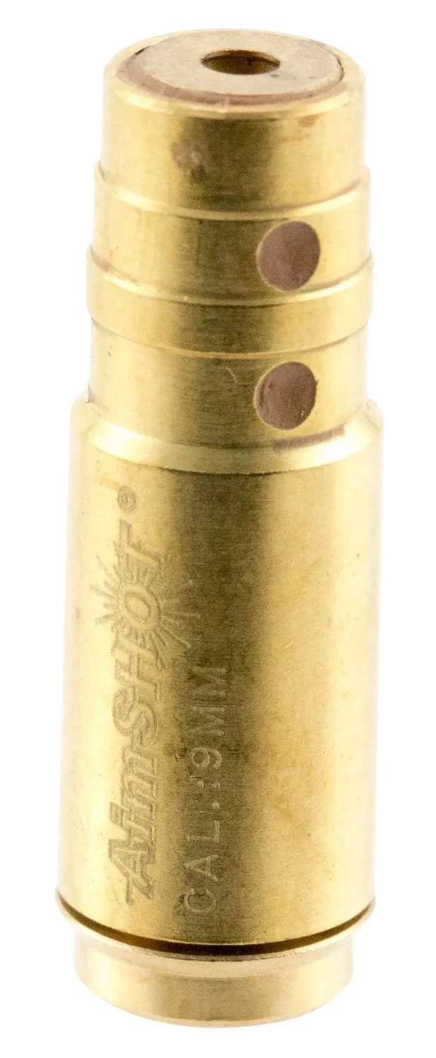 AimShot BS9MM 9mm Luger Modular Laser Boresighter Brass Chamber - AimShot - 9MM