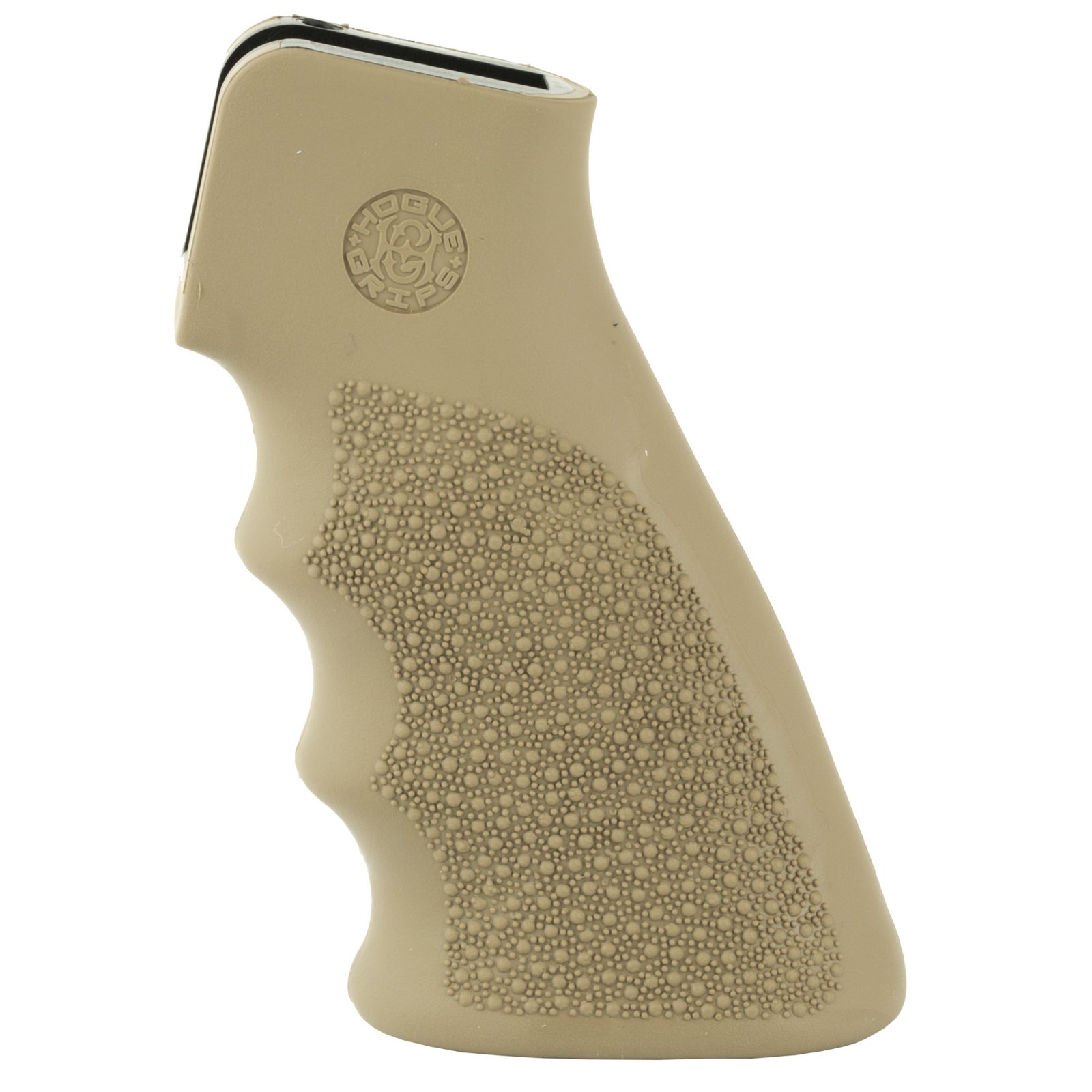 Hogue OverMolded Grip Fits AR-15/M16 Rubber Finger Grooves FDE - Hogue