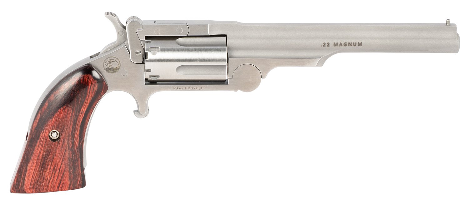 NAA 22MR4 Ranger II 22 WMR 4in Barrel Stainless Steel 5rd - NAA - 22 Magnum