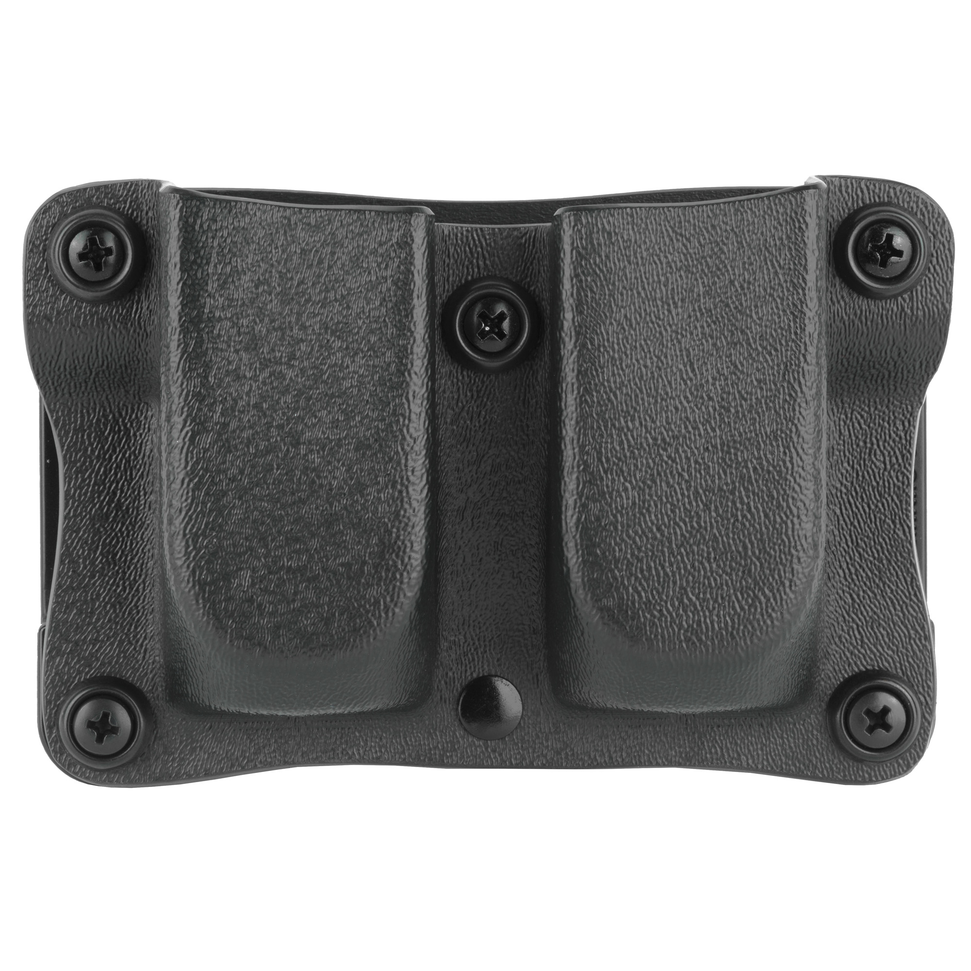 DeSantis A87KJJJZ0 Quantico Double Mag Pouch Black Kydex OWB 1.75" Belt - DeSantis