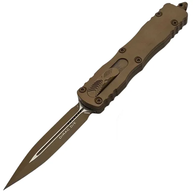 Microtech Dirac 225-1CTA 2.92 In D/E Tan Aluminum Handle - MICROTECH