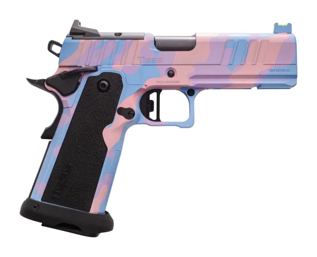 Tisas Arms Customs 12500032AA14 1911 Carry Carry Frame 9mm Luger 18+1 4.25" Bull Barrel Carbon Steel Optic Ready Slide Steel Frame w/Picatinny Rail - Tisas - 9mm Luger for sale at Keys Gun Shop