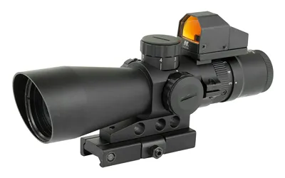 NcStar STP3942GDV2 3-9x42 Gen II P4 Sniper Red Dot Optics Combo Kit - NcSTAR