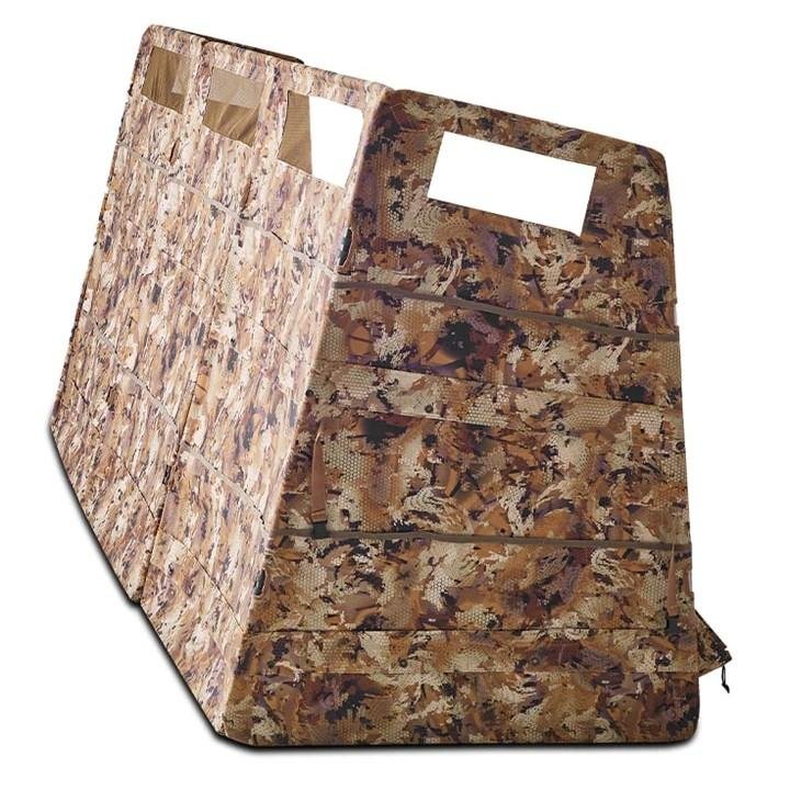 Rig 'Em Right 074-M Panel Blind Optifade Marsh, 117"x36"x52", 20lbs