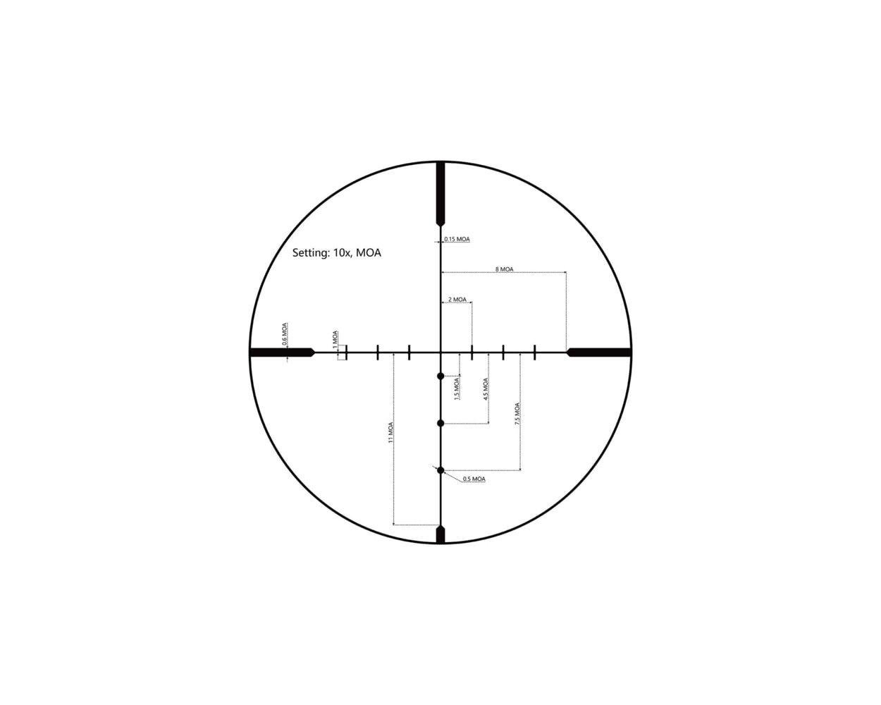 Buy Viridian 981-0039 Lyxa 4-16x44 Rifle Scope SFP BDC MOA Black online