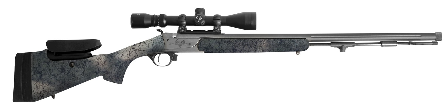 Traditions R53-746604537 Persuit XT Pro 50 Caliber 1 Tungsten Cerakote 3.5-10x44 Scope Mounted 209 Shotgun Primer Ignition Elite XT Trigger System 3.5-10X44 SCOPE | DESERT WEB - Traditions - 50 Caliber