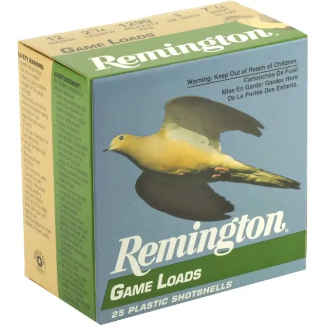 Buy Remington 20030 12 Gauge 2.75 in 1 oz #7.5 Shot 25 Rounds Per Box online