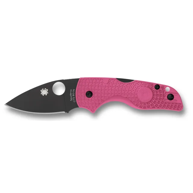 Spyderco Lil Native C230PPNBK PNK LW Breast Cancer - Spyderco