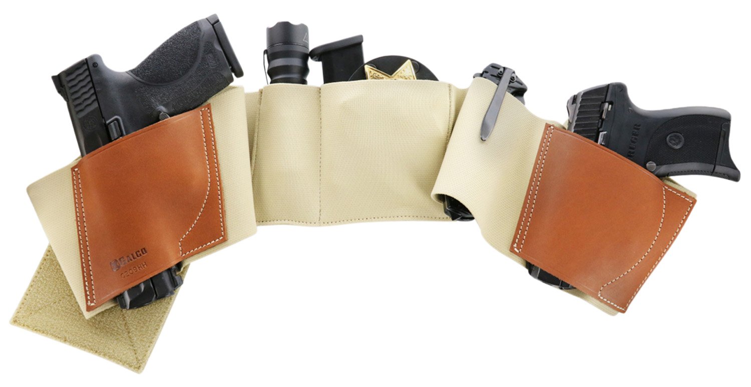 Buy Galco UWKHSM2 UnderWraps 2.0 Khaki Small Leather/Nylon Belly Band online
