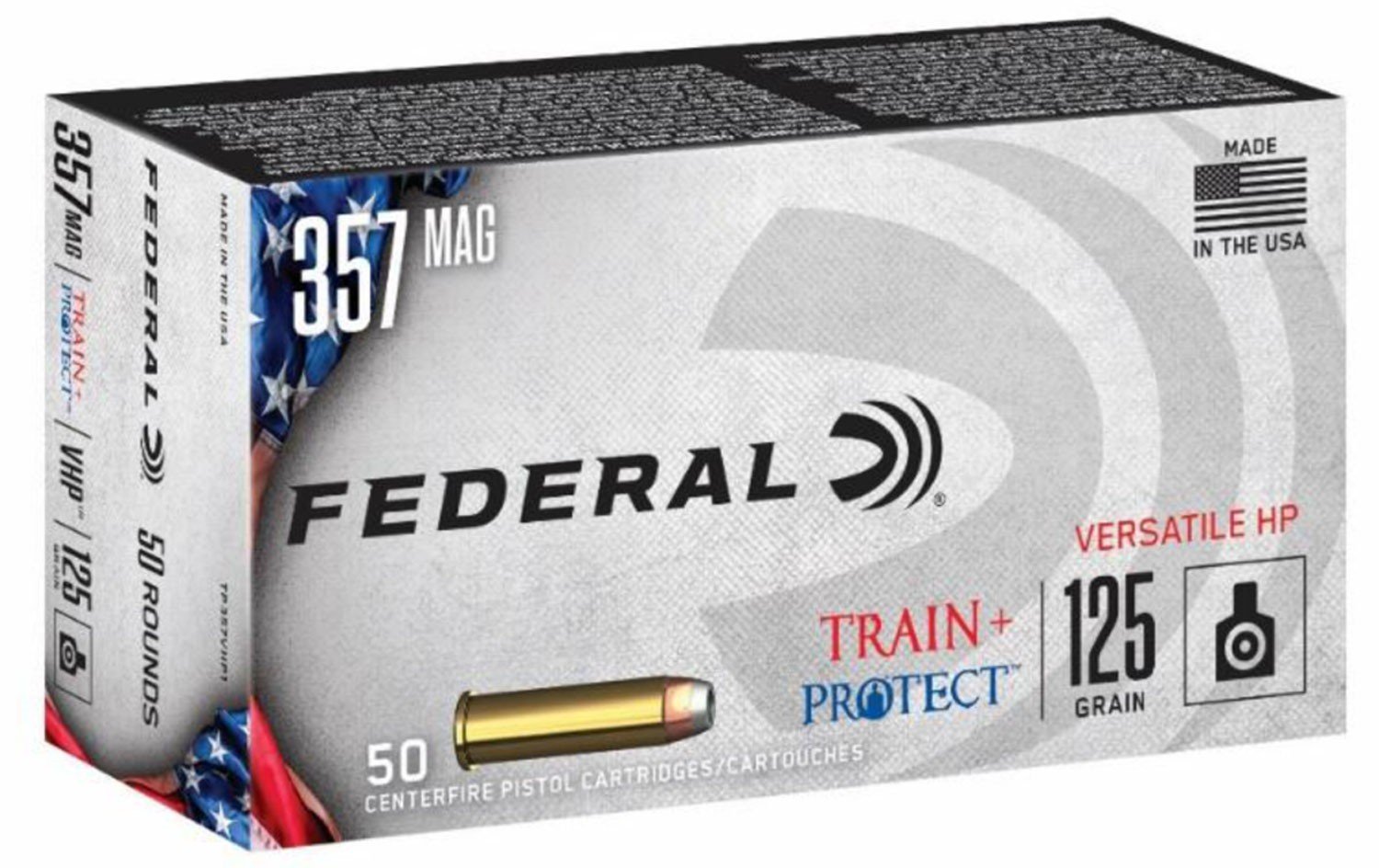 Federal Premium Ammunition TP357VHP1 357 Magnum 125 Grain VHP 50 Rounds - Federal Premium Ammunition - 357 Mag