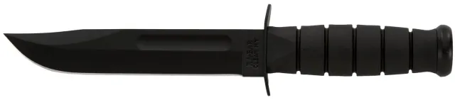 Ka-Bar 1211 Fighting Utility Knife 7" 1095 Cro-Van Blade Kraton Handle - Ka-Bar