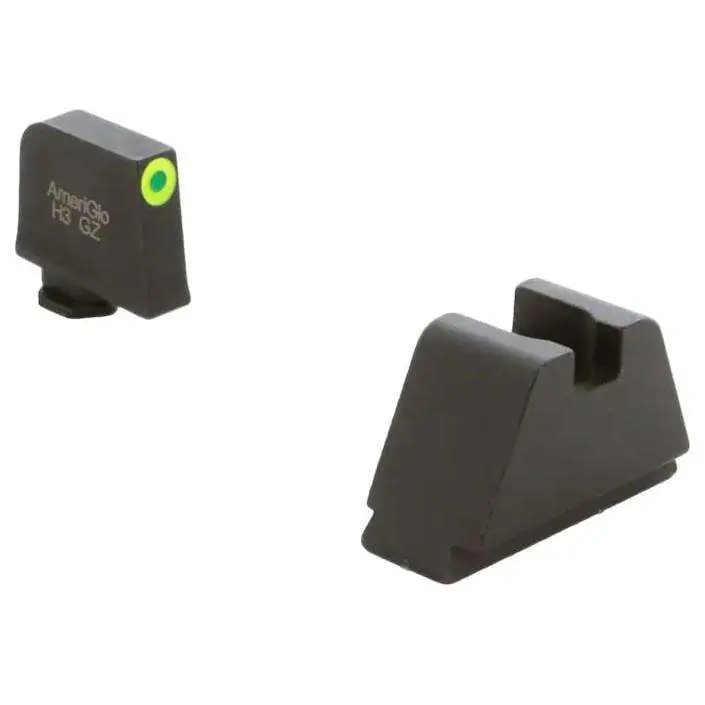 AmeriGlo GL-695 Optic Comp Sight Set Glock G1-5 Green Tritium Lumigreen - Ameriglo