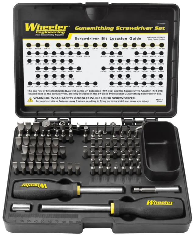 Buy Wheeler Professional Gunsmithing 89-Piece Screwdriver Set 4001008 online