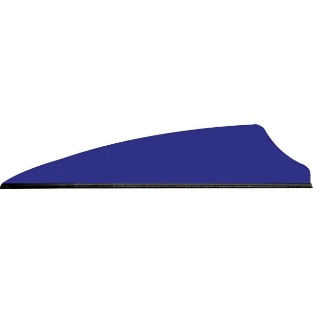 Q2i Q06042 Fusion X-II Aerodynamic Vanes Blue 2.5" 100 Pack - Q2i