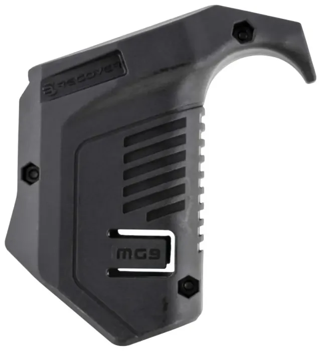 Recover Tactical MG9 Angled Mag Pouch Black Polymer Picatinny Rail Mount - Recover Tactical