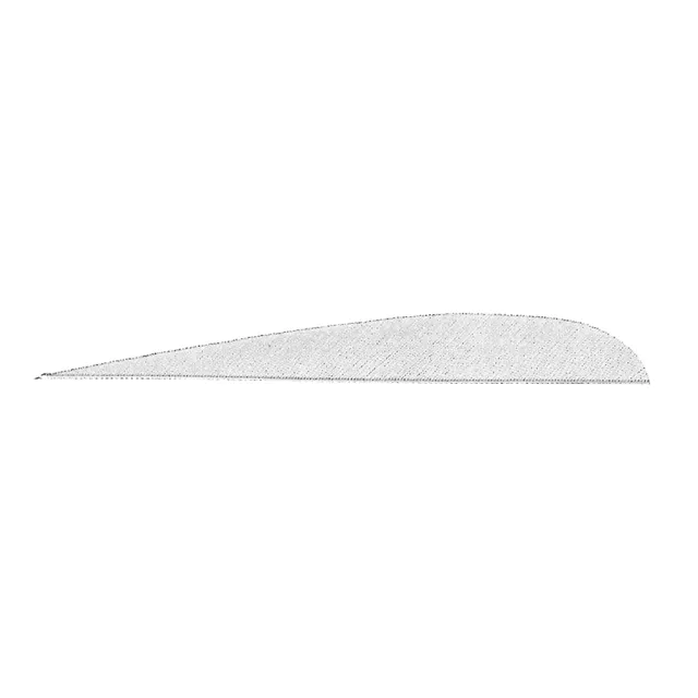 Buy Gateway 500RPSFW-100 Parabolic Feathers White 5" RW 100 Pack online