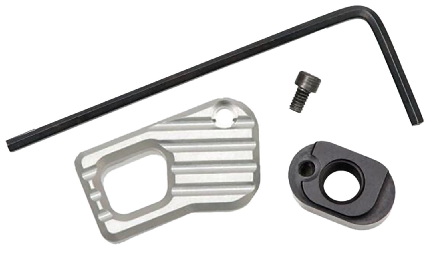 Battle Arms Development BAD-EMMR-L-C Magazine Release Large Anodized Clear - Battle Arms Development
