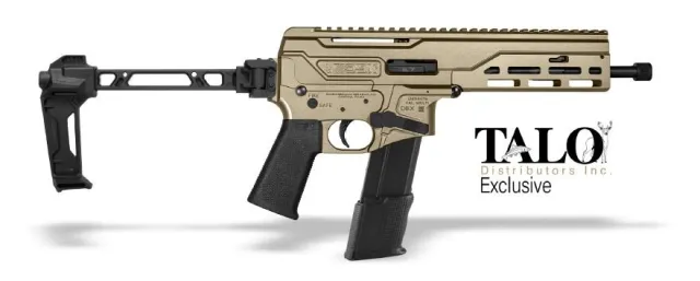 Diamondback DB1680L301 DBX Pistol 5.7 x 28mm 8" Bright Nickel Cerakote Semi-Auto Pistol
