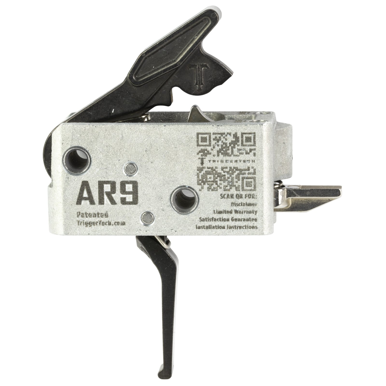 TriggerTech Duty Flat Trigger Single-Stage 3.5 lbs Draw Weight AR-9 - TriggerTech