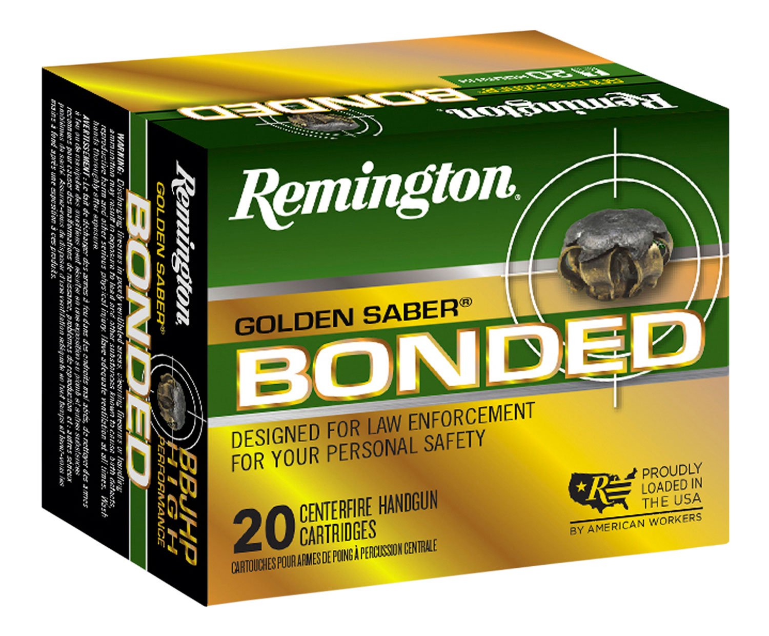 Buy Remington Golden Saber 29363 40 S&W 165 gr BJHP 1150 fps 20/ct online