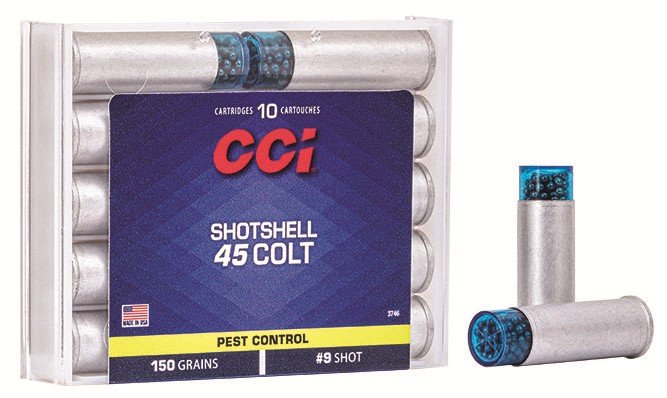 Buy CCI Pest Control Shotshell 3746 45 Colt 150gr #9 Shot 10 Per Box online
