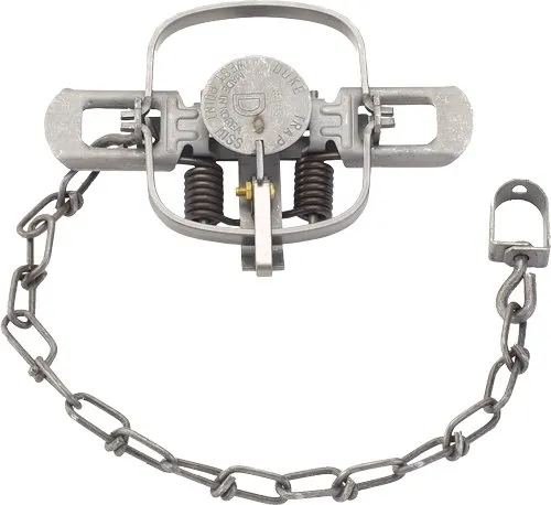 Duke Traps 0469 #1 Coil Spring Trap, 4" Jaw, Case of 12 - Duke