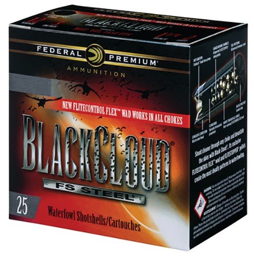 Federal Premium Black Cloud FS 12 Gauge 3in 1 1/8oz #2 Steel 25 Rounds - Federal Premium Ammunition - 12 Gauge