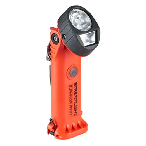 Streamlight Survivor Pivot LED Flashlight Black 90 Lumens - Streamlight