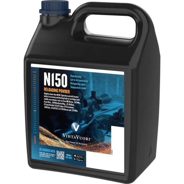 Vihtavuori T10100 N150 Rifle Powder 8lbs - Medium Burn Rate, Low Coppering - VihtaVouri
