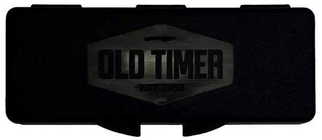 Old Timer BTI 1190119 Guthook Knife High Carbon Stainless Steel 3 in Black