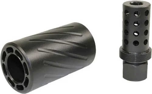 Guntec Spitfire AR15 5.56 Muzzle Brake QD Blast Shield 714569643683 - Guntec USA - 5.56