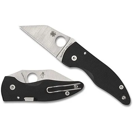Spyderco C264GP MicroJimbo Black G-10 Knife - SPYDERCO
