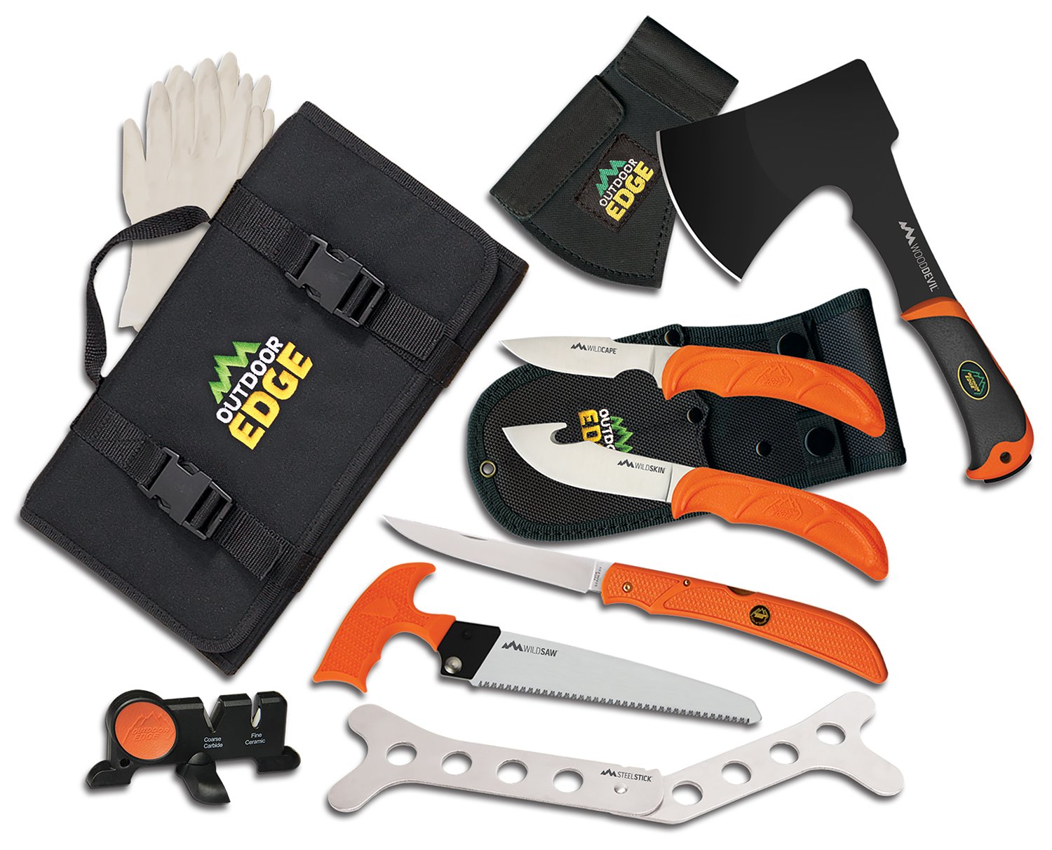 Outdoor Edge OF1 Outfitter Hunting Set Multiple 420J2 Stainless Steel... - Outdoor Edge - 8 PIECE SET