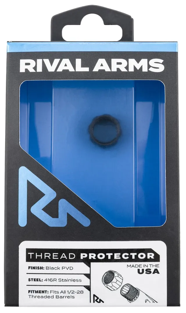 Rival Arms RARA300001A 9mm Thread Protector Black PVD 416R Stainless Steel