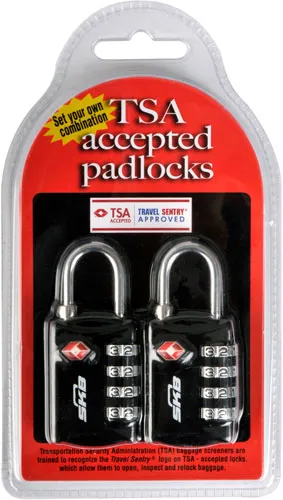 Buy SKB 1SKB-PDL TSA Combo Padlock 2-Pack, Set Your Own Combination online
