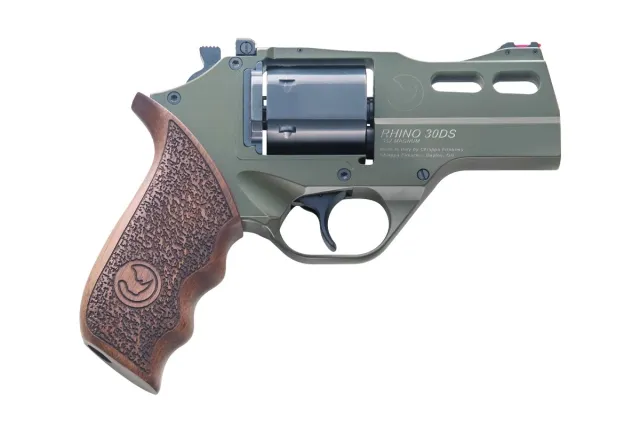 Chiappa Rhino 30DS 357 Magnum 3" ODG Hunter Walnut 6RD