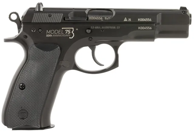 CZ-USA 91107 CZ 75 BD 50th Anniversary 9mm Luger 15+1 - CZ-USA - 9mm Luger (9x19 Parabellum)