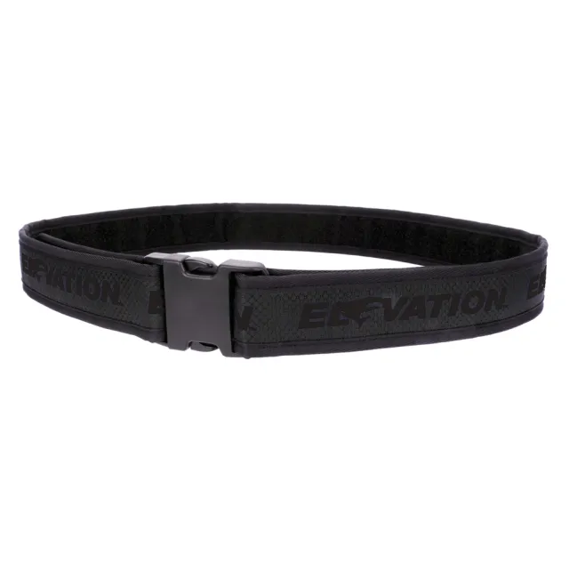 Elevation 81324 Pro Shooters Belt Black 28-46" Diamond-Lock Fabric - Elevation