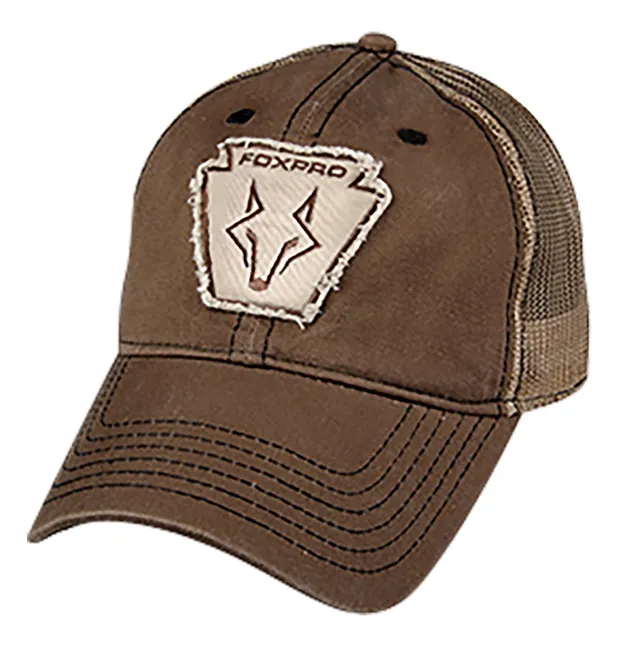 Foxpro HATKFB Keystone Brown Unstructured Cotton/Mesh Hat OSFA - FoxPro