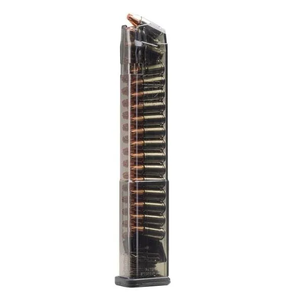 Buy Elite Tactical Systems Pistol Magazine 9mm Luger 32 Rounds Glock 17 Carbon Smoke online