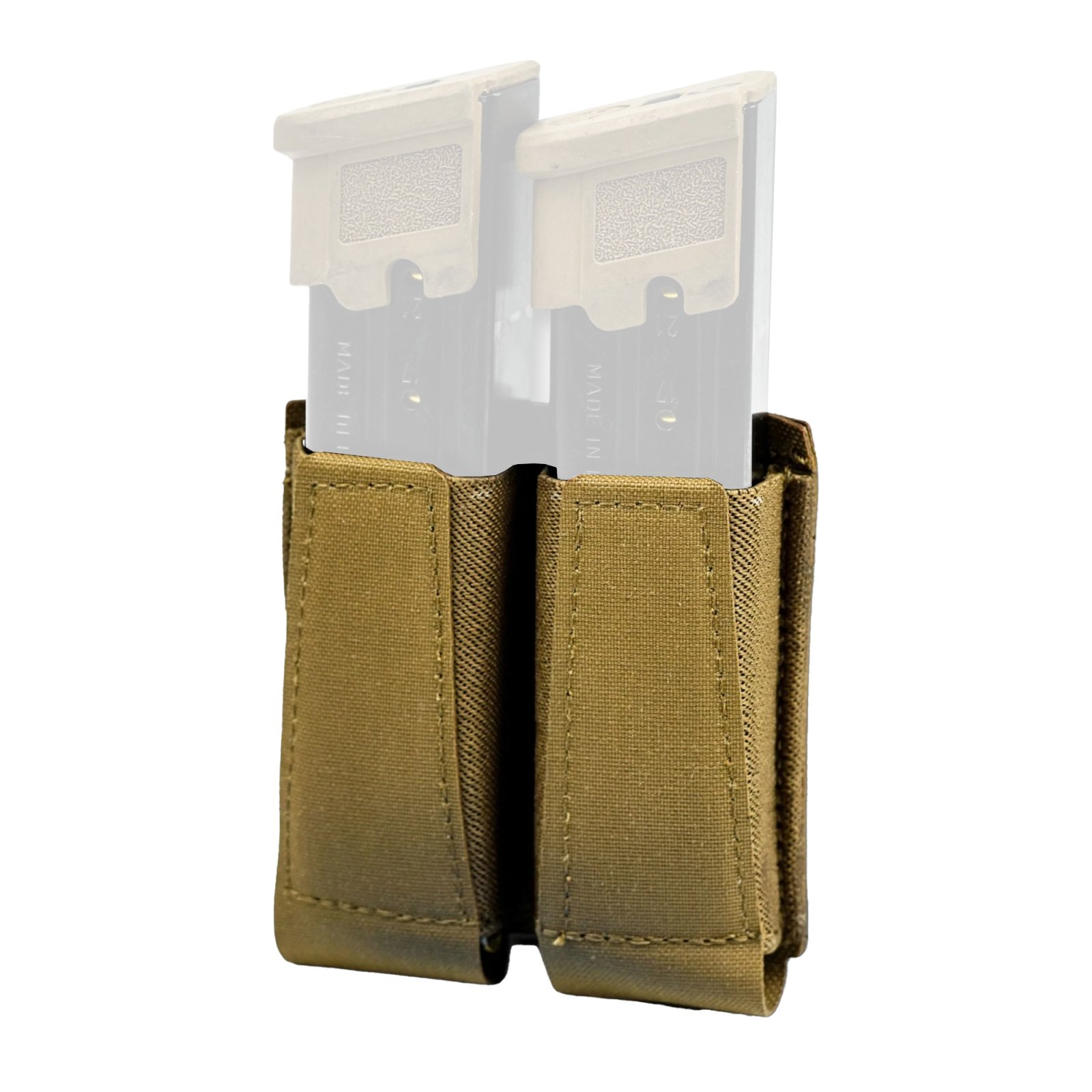 GBRS Group Double Pistol Magazine Pouch Coyote Brown Fits 2 Pistols - GBRS Group