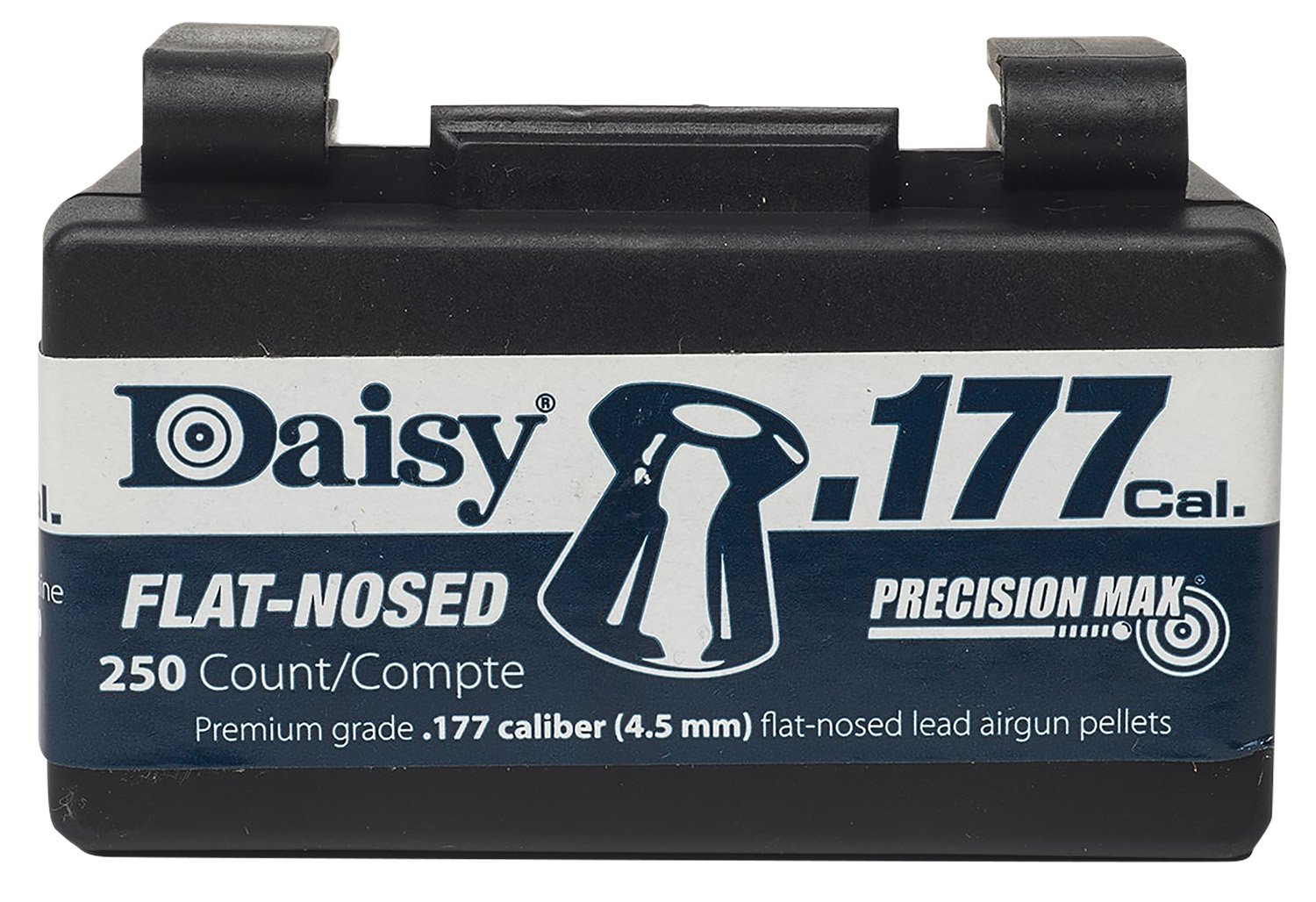 Daisy 990257512 PrecisionMax Premium 177 Lead Flat Nose 250/Box - Daisy Manufacturing Co., Inc. - 177