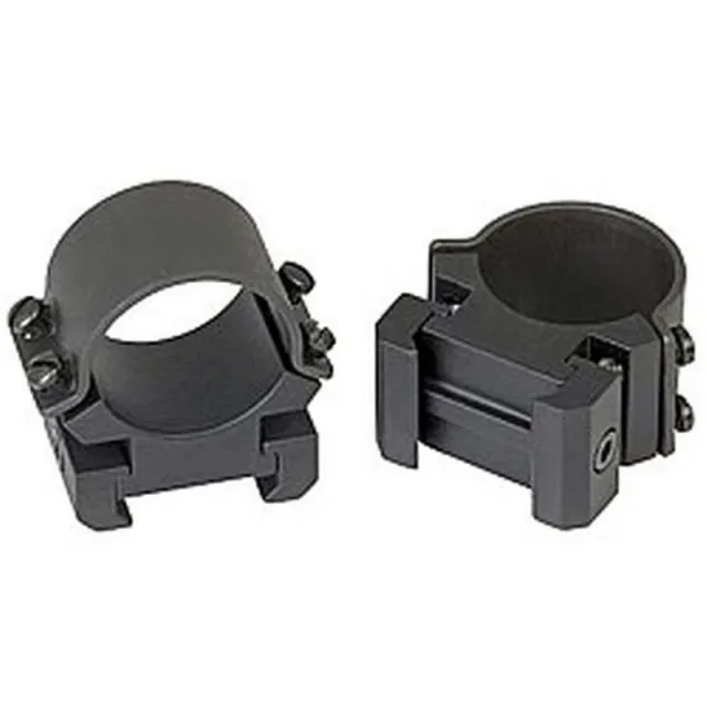 Weaver 49165 Sure Grip Rings 1 Inch Extra High Matte Black 4-Screw - Weaver - 1"