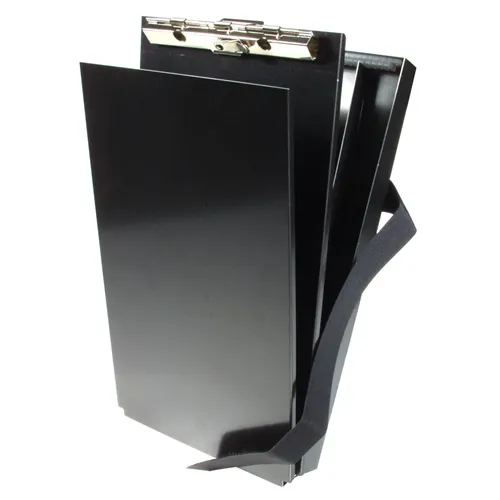 Saunders Citation Holder Police Ticket Clipboard Black Fold-Over - Saunders